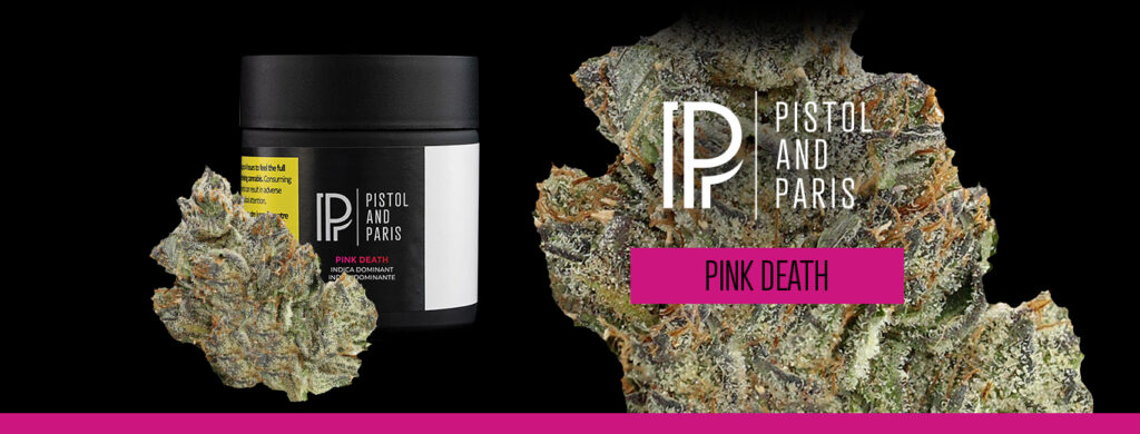 pink death premium cannabis banner